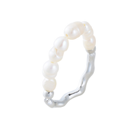 Organic Shaped Freshwater Pearl Ring
