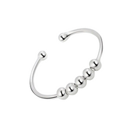 Addi 925 Sterling Silver Anxiety Ring