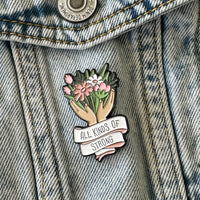 All Kinds of Strong Lapel Pin
