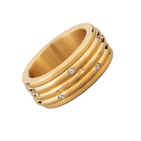 Luna Triple Spinner Anxiety Ring