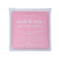 Soak and Say – Self-Love Edition | Waterproof Shower Affirmation Cards for Confidence & Compassion