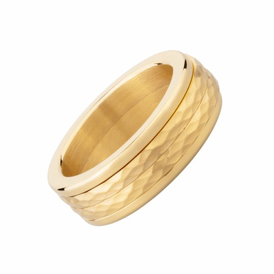 Lisa Double Spinner Anxiety Ring Hey Luna