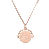 "I am Enough" Spinner Necklace