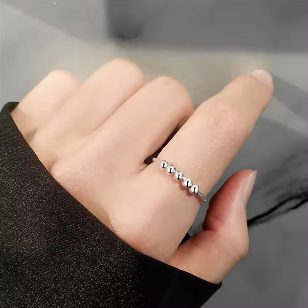 Addi 925 Sterling Silver Anxiety Ring
