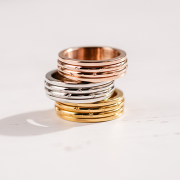 Astrid Double Spinner Anxiety Ring