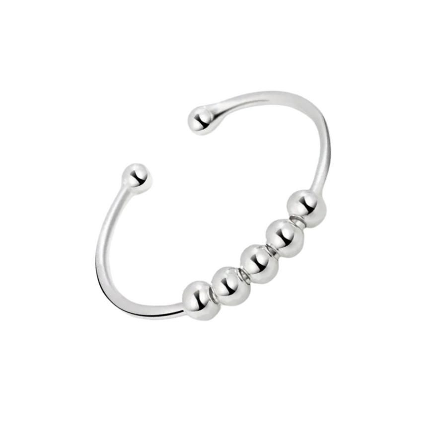 Addi 925 Sterling Silver Anxiety Ring