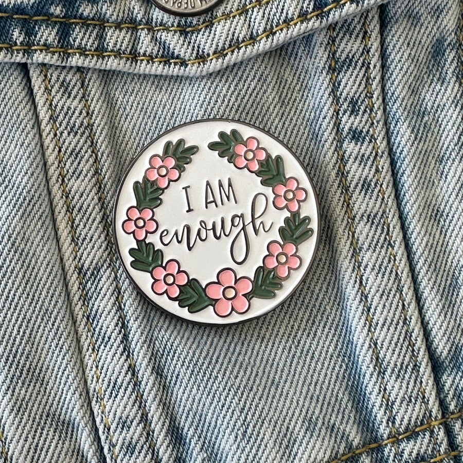 I Am Enough Lapel Pin