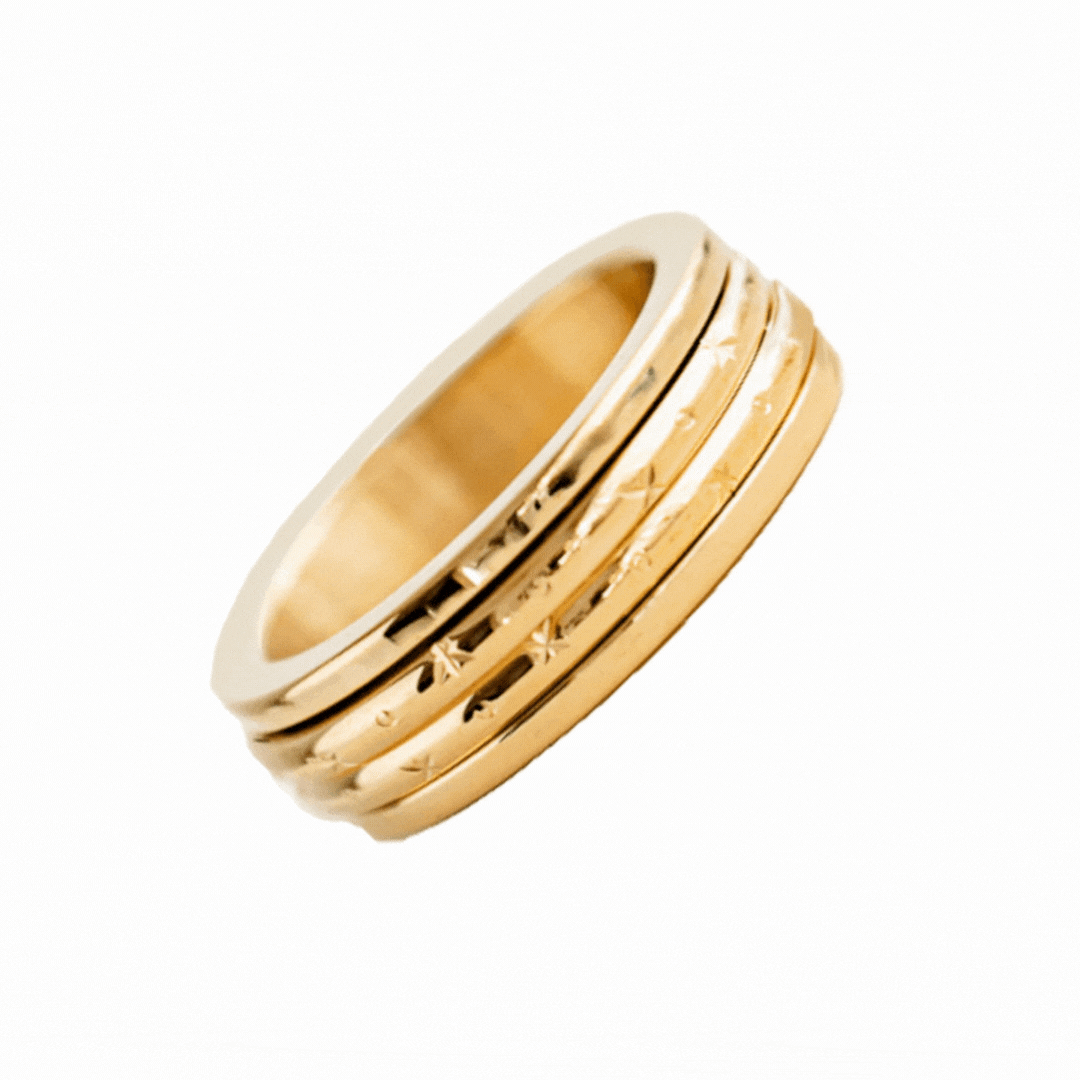 Astrid Double Spinner Anxiety Ring