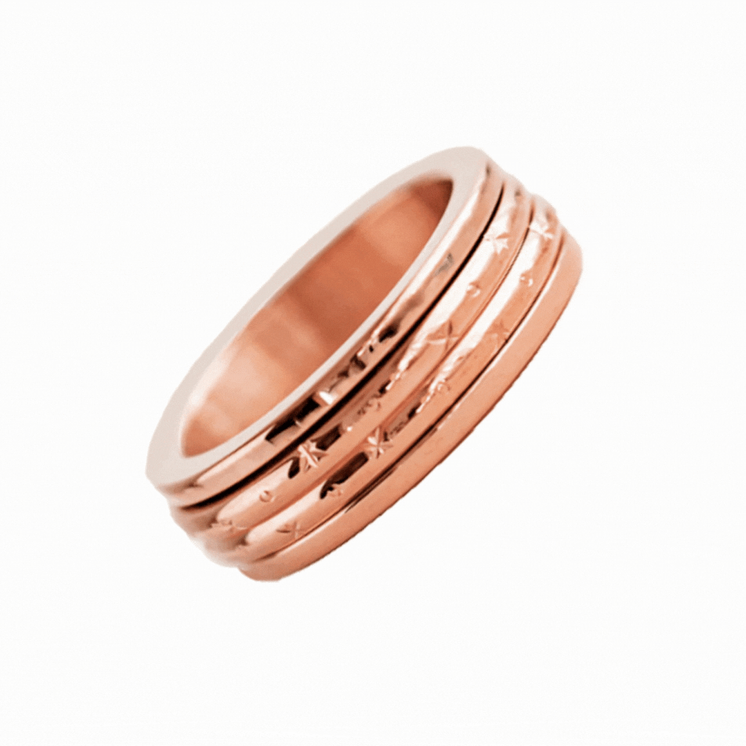 Astrid Double Spinner Anxiety Ring