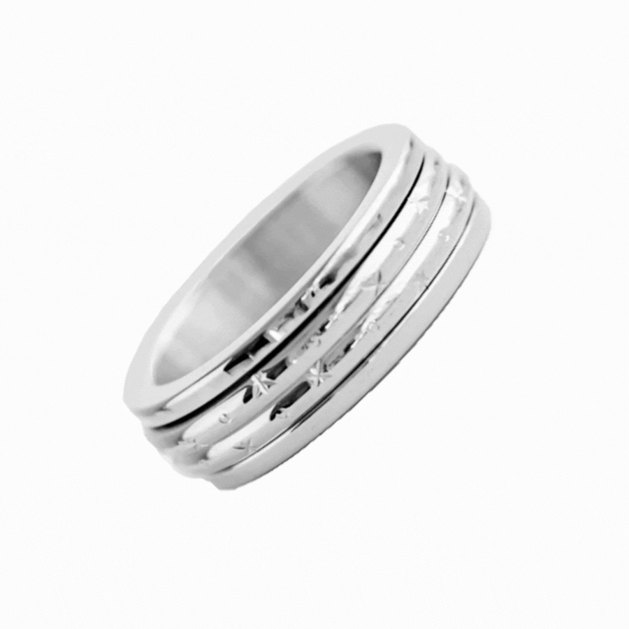 Astrid Double Spinner Anxiety Ring