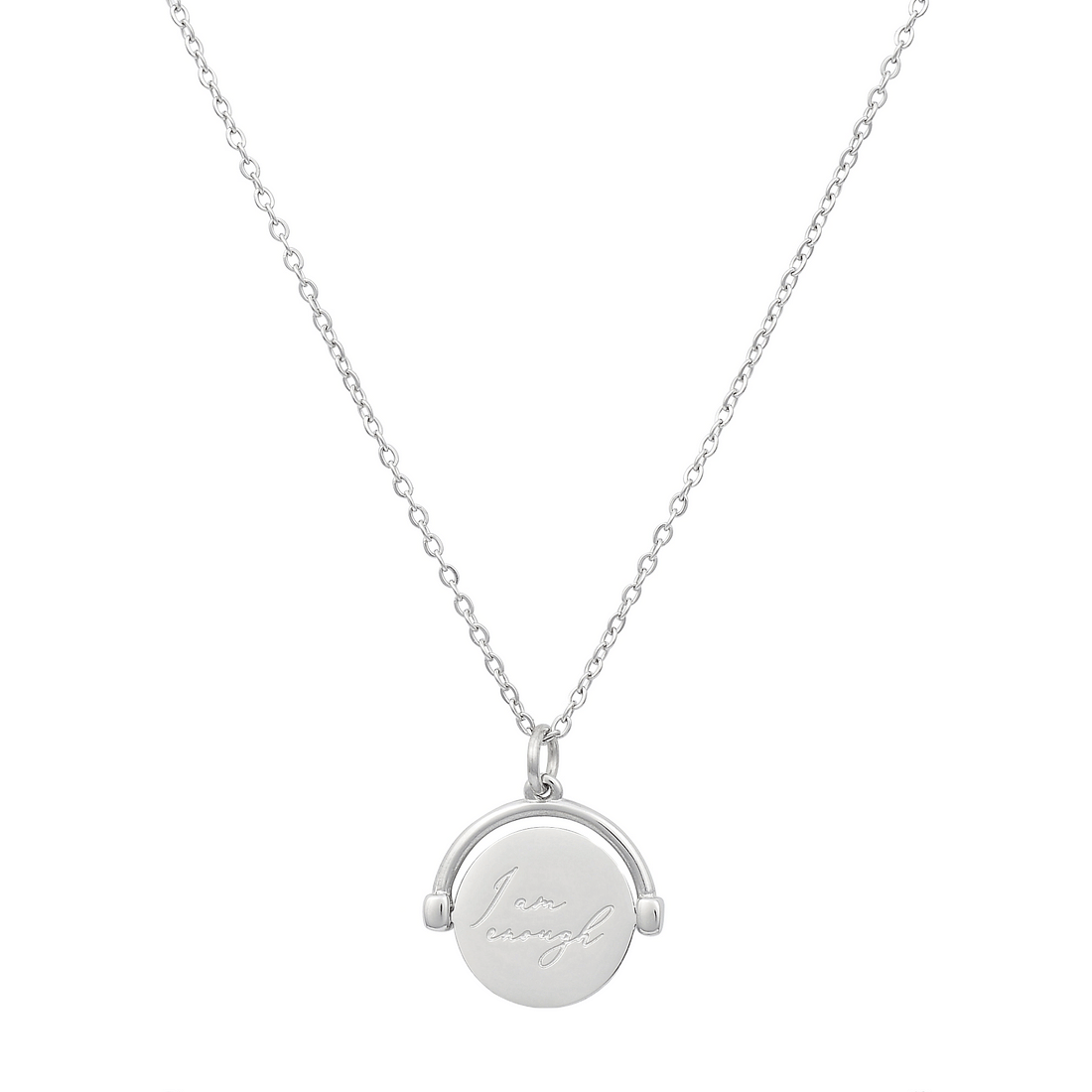 "I am Enough" Spinner Necklace