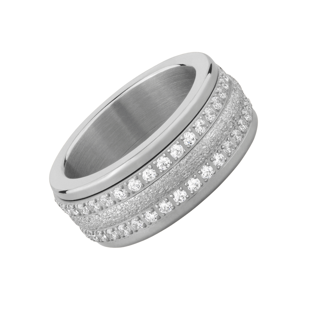 Lizzie Triple Spinner Anxiety Ring