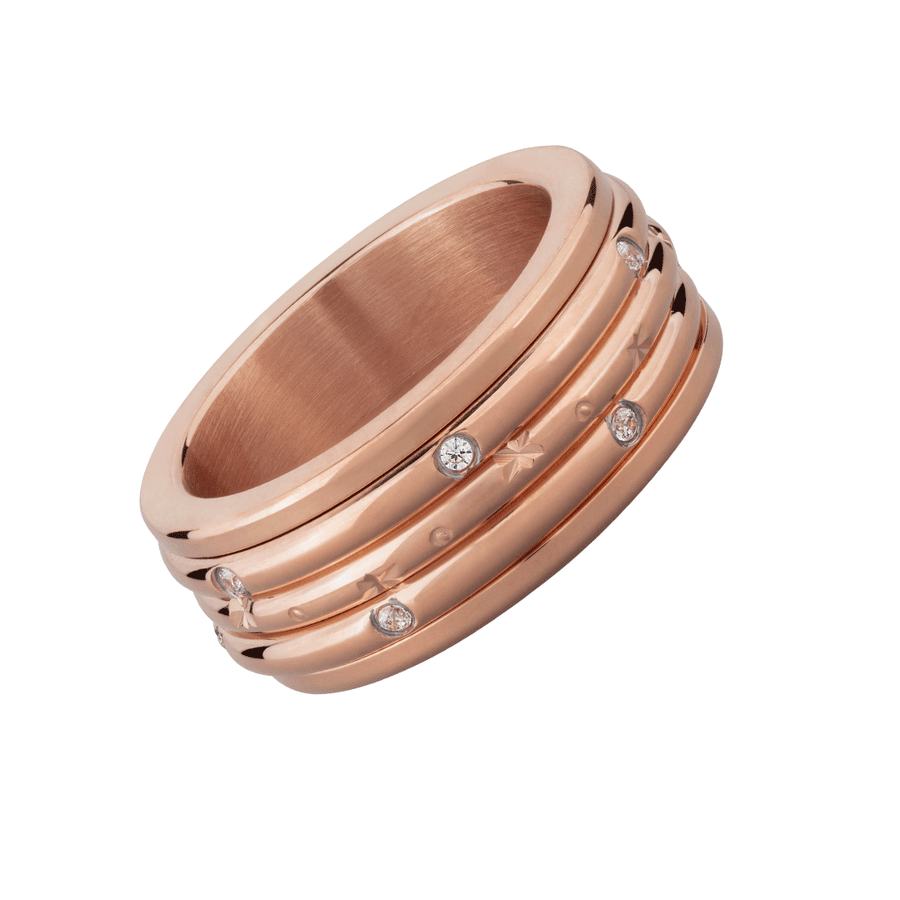 Luna Triple Spinner Anxiety Ring
