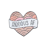 Anxious AF Lapel Pin