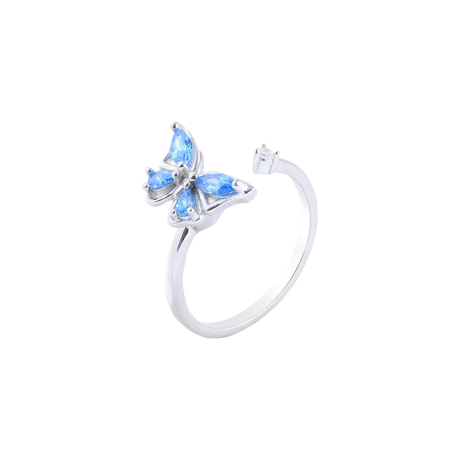 Luna Wing Spinner Ring - 925 SS