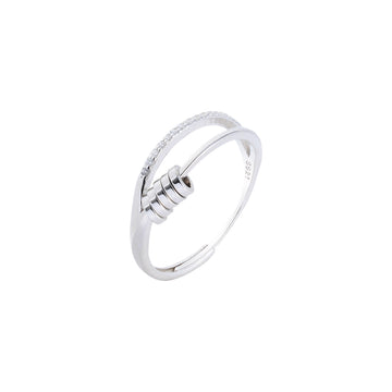 Flow Sliding Ring - 925 SS