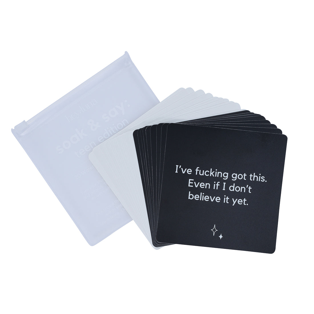 Soak and Say – Sweary Edition | Waterproof Shower Affirmations for Self-Belief & Empowerment (Copy)
