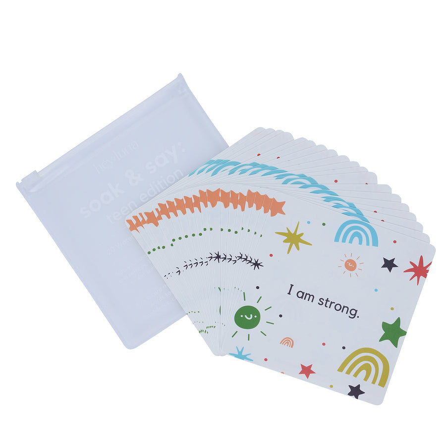 Soak and Say – Kids Edition | Waterproof Shower Affirmations for Kids’ Confidence &amp; Calm