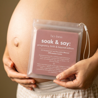 Soak and Say – Pregnancy, Birth & Beyond Edition | Waterproof Shower Affirmation Cards