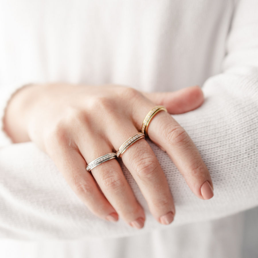 Elevate Stackable Spinner Ring