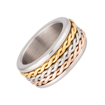 Una Triple Spinner Anxiety Ring