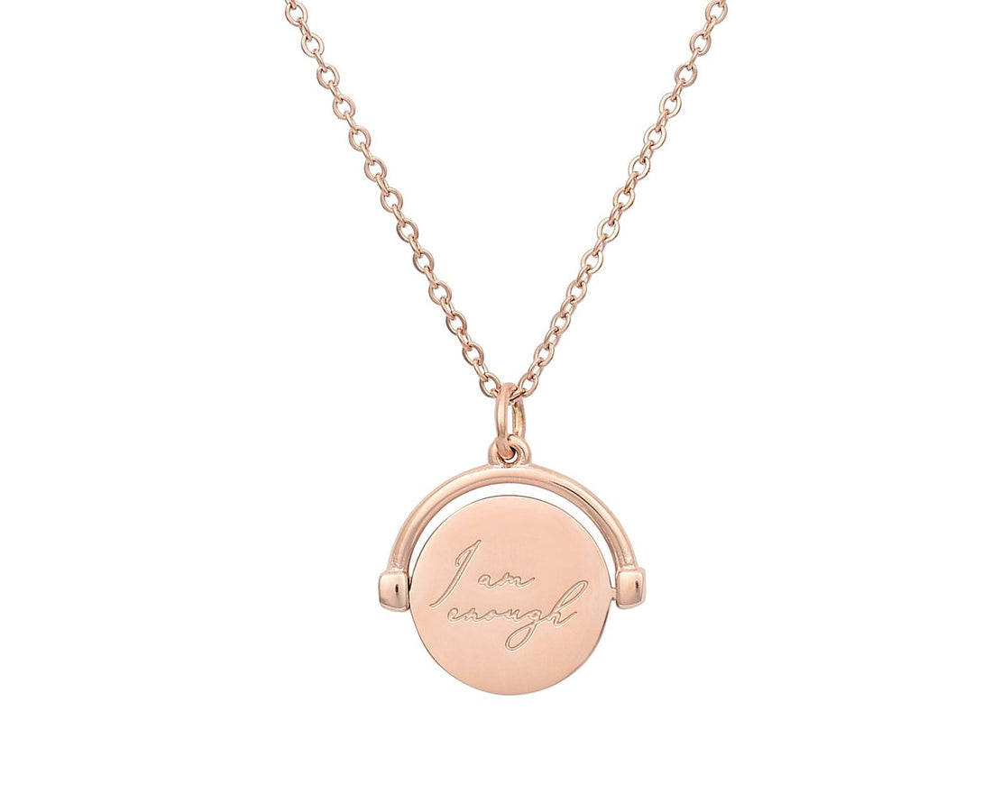 "I am Enough" Spinner Necklace