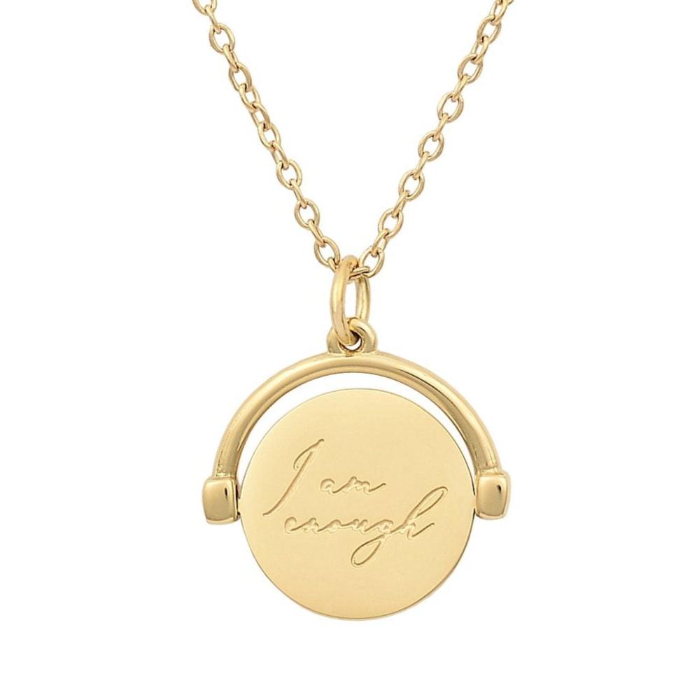 "I am Enough" Spinner Necklace